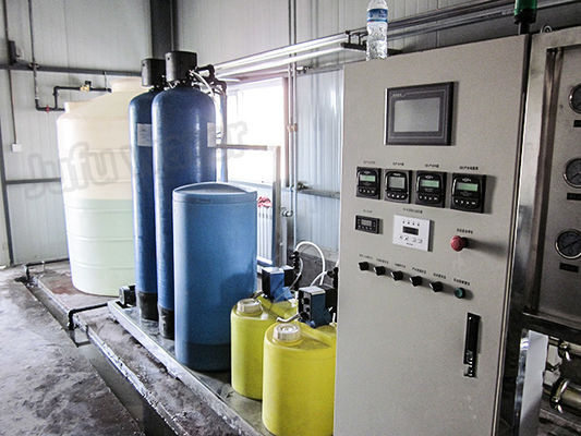 FRP Reverse Osmosis Pure Water Equipment Double Stage 1000L/H